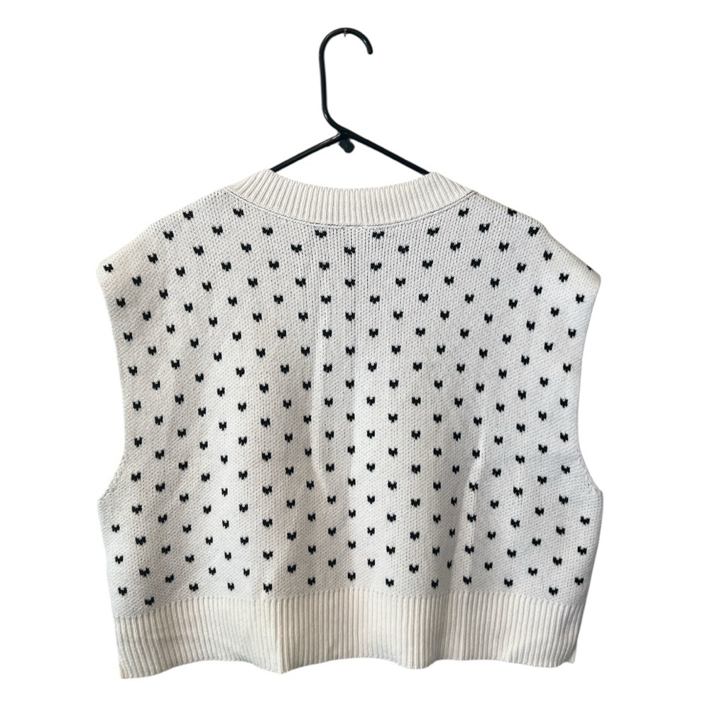 Free People Easy Street v-neck sweater vest size medium - Picture 4 of 6